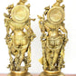 Divine Brass Radha Krishna Idols - 26 Inches - Budhshiv.com
