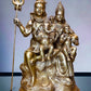 Divine Pure Brass Shiv Parivar Idol - 27 inch - Budhshiv.com