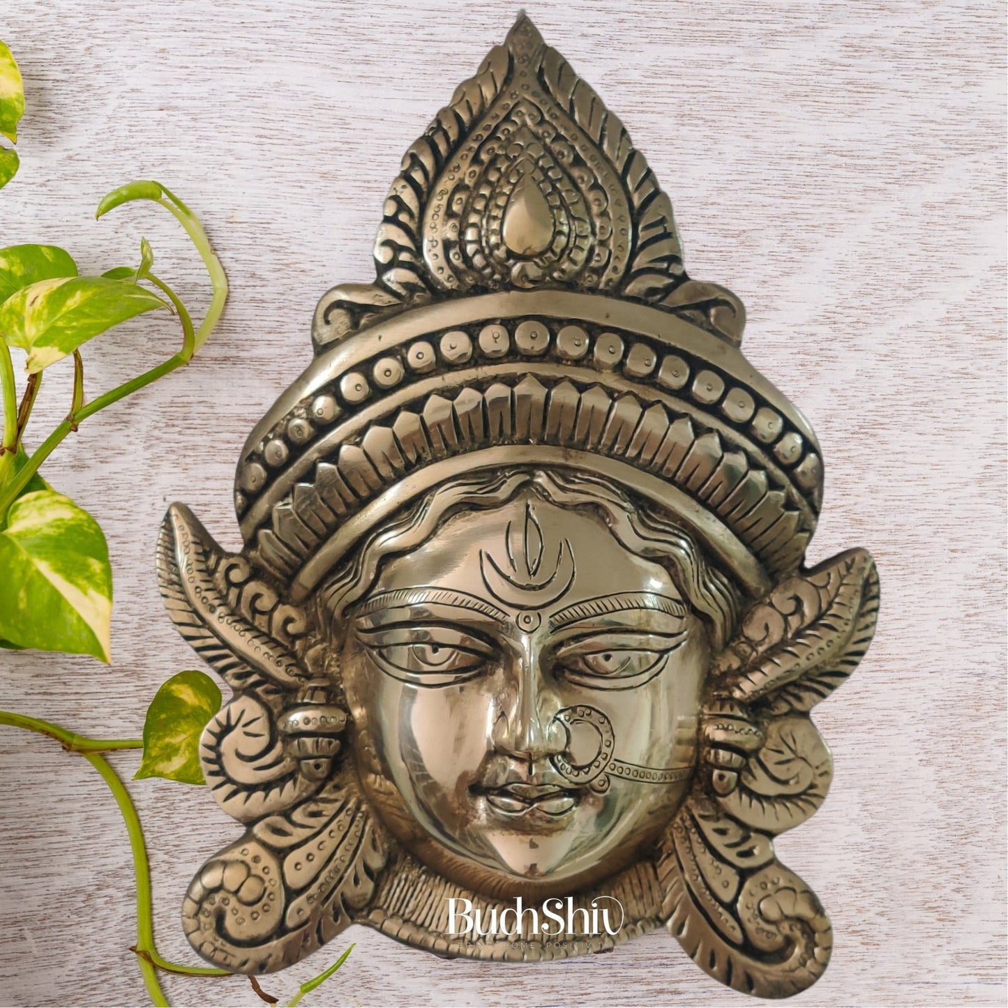 Durga Maa Face Wall Mount - Budhshiv.com