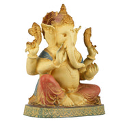 Elegant 21.5 Inch Ganesha Brass Statue with Meticulous Craftsmanship - Budhshiv.com
