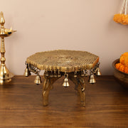 Elephant brass chowki 12 inch - Budhshiv.com