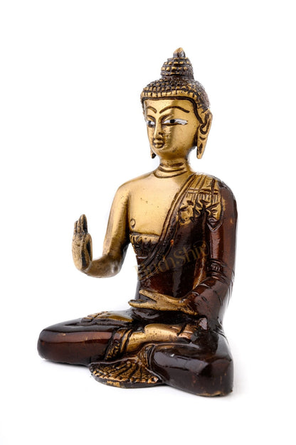 Enlightened Buddha Idol: Embrace Inner Peace - 7 Inches - Budhshiv.com
