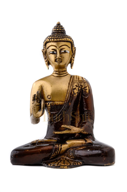 Enlightened Buddha Idol: Embrace Inner Peace - 7 Inches - Budhshiv.com