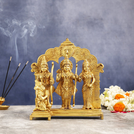 Exquisite 9.5 Inch Pure Superfine Brass Ramdarbar Idol - Budhshiv.com