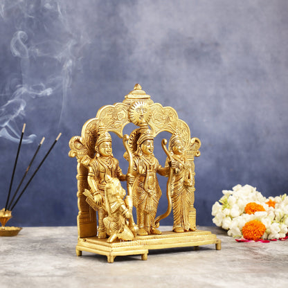 Exquisite 9.5 Inch Pure Superfine Brass Ramdarbar Idol - Budhshiv.com