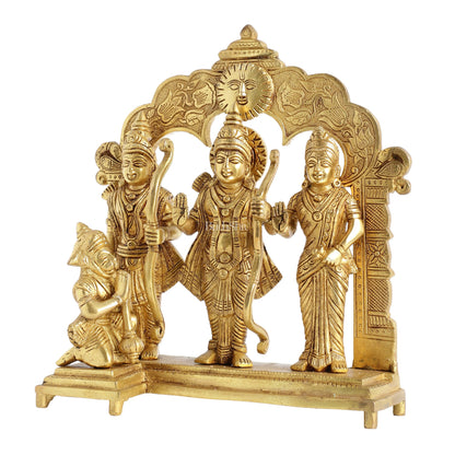 Exquisite 9.5 Inch Pure Superfine Brass Ramdarbar Idol - Budhshiv.com