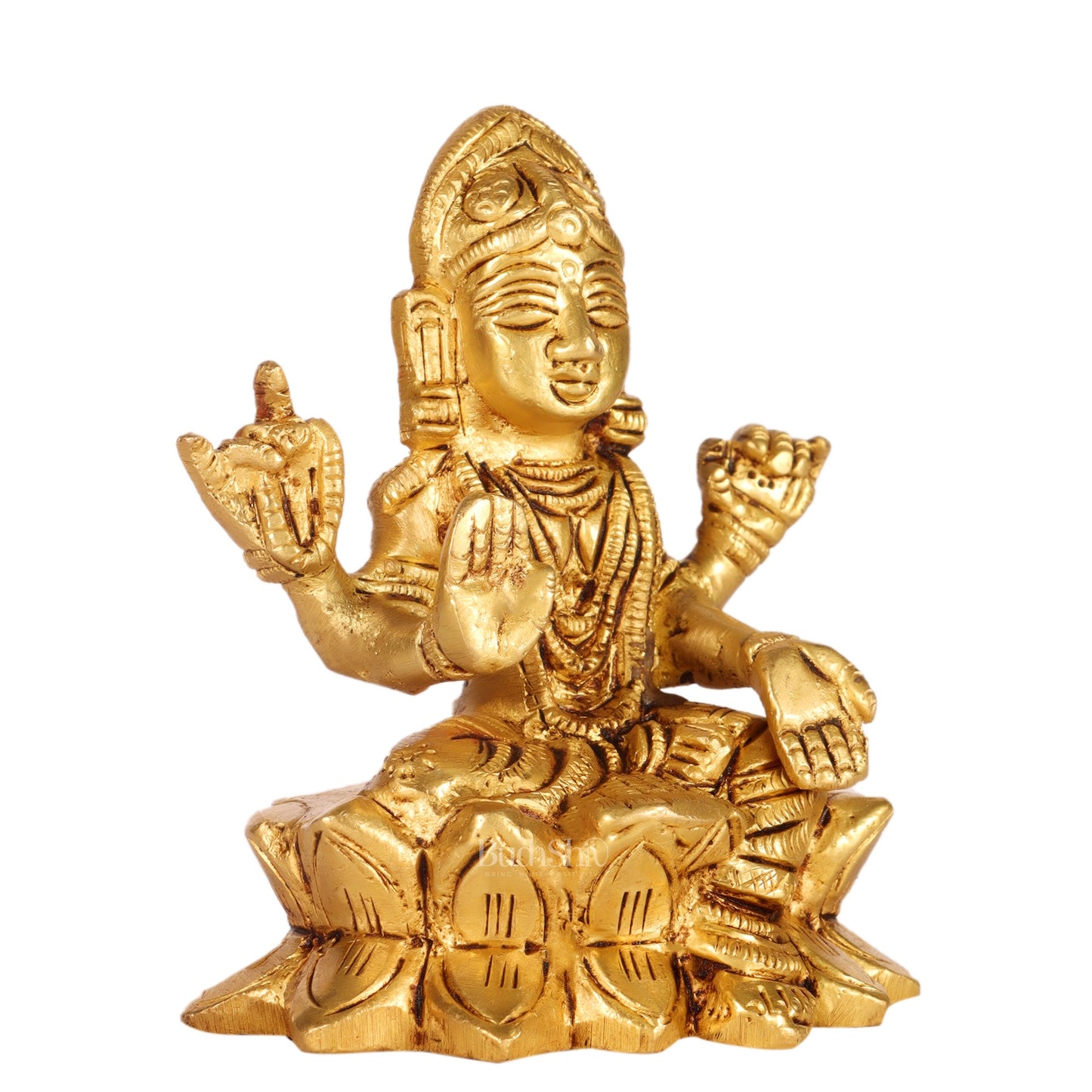 Exquisite Balambigai Brass Statue | High-Quality Craftsmanship | Perfect for Home, Office, or Puja Room 3 inch - Budhshiv.com