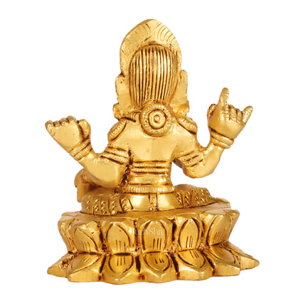 Exquisite Balambigai Brass Statue | High-Quality Craftsmanship | Perfect for Home, Office, or Puja Room 3 inch - Budhshiv.com