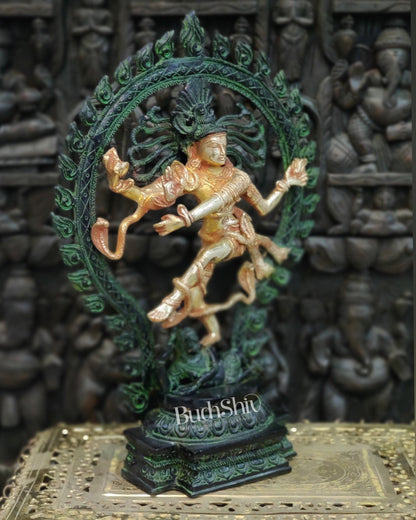 Exquisite Handcrafted Nataraja Statue - 21" Height - Budhshiv.com