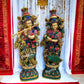 Exquisite Handmade Radha Krishna Idol 30 inch - Budhshiv.com