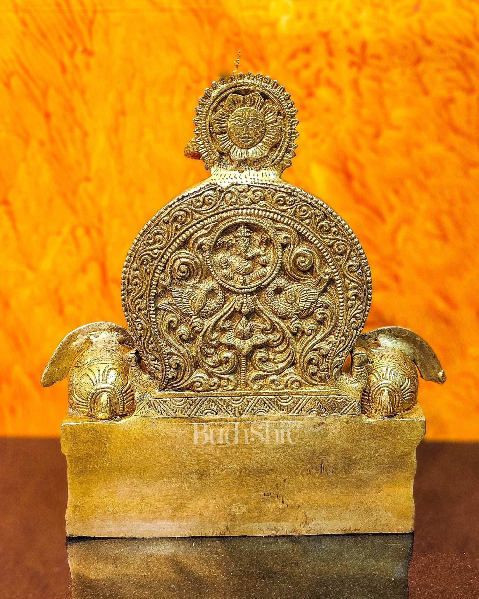 Fine Brass Handcrafted Lord Ganesha Statue - Exquisite Artistry - Budhshiv.com