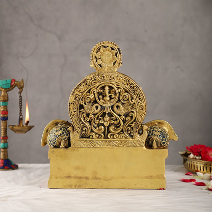 Fine Brass Handcrafted Lord Ganesha Statue - Budhshiv.com