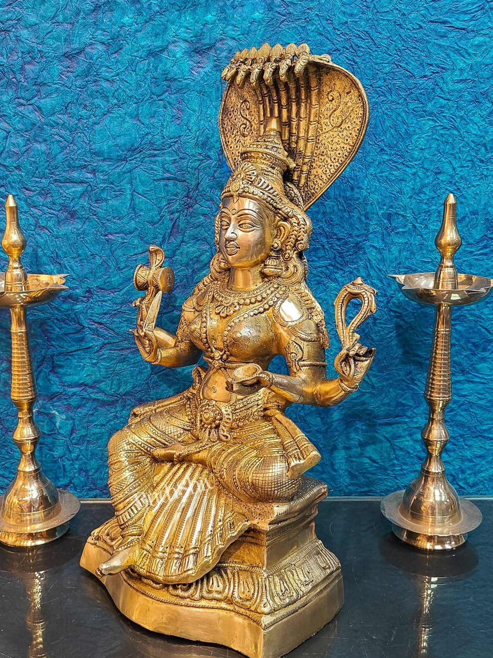 Brass Goddess Mariamman Statue Finely Crafted 21 Inch Budhshiv brass-goddess-mariamman-statue-finely-crafted-21-inch-budhshiv