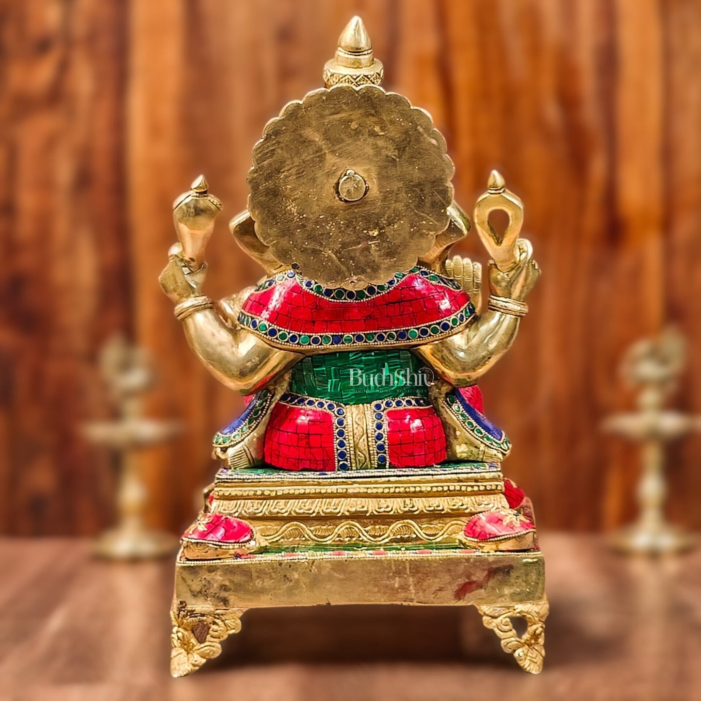 Ganapati Brass Statue 20" - Budhshiv.com