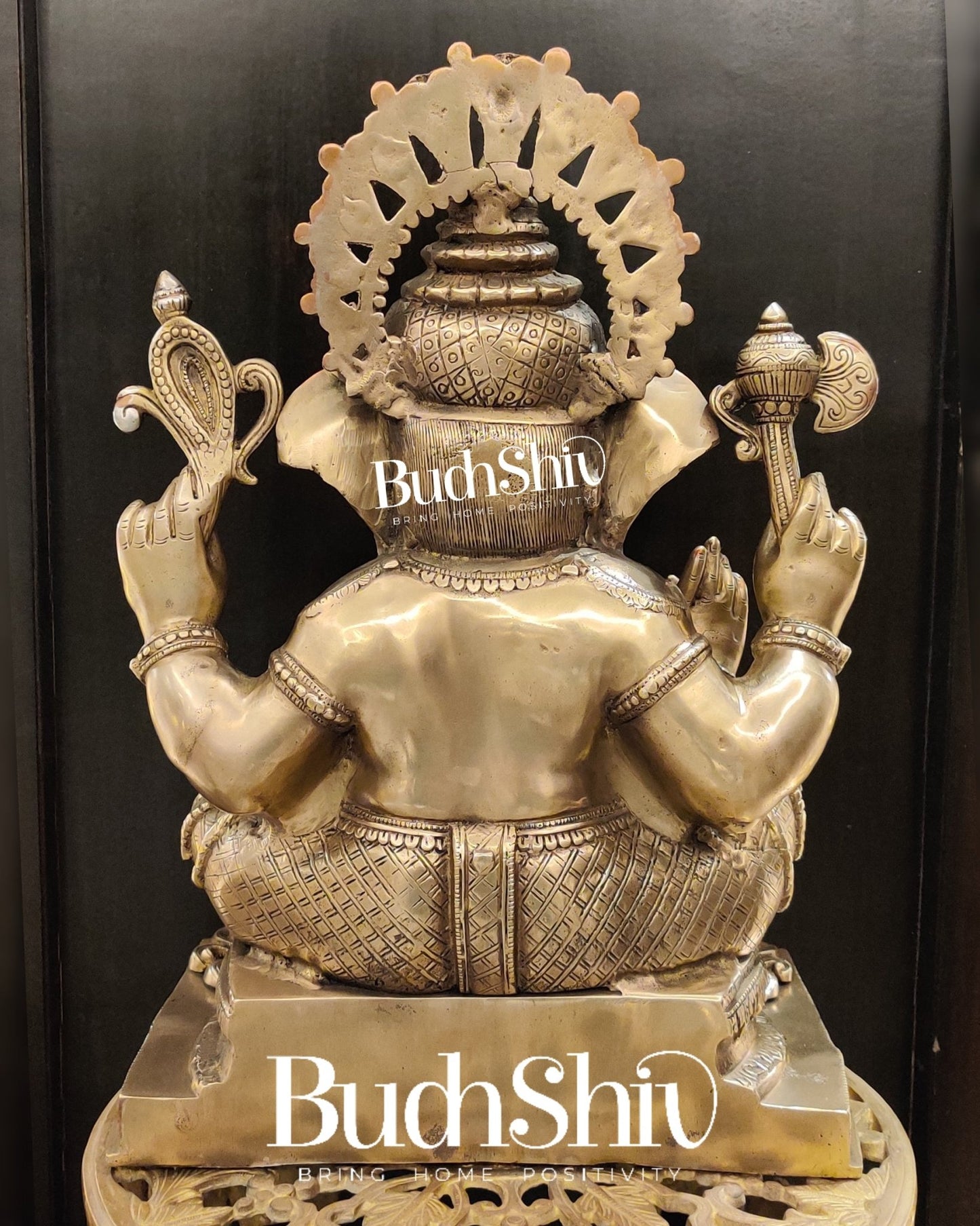 Ganesha Brass Statue 20 inch - Budhshiv.com