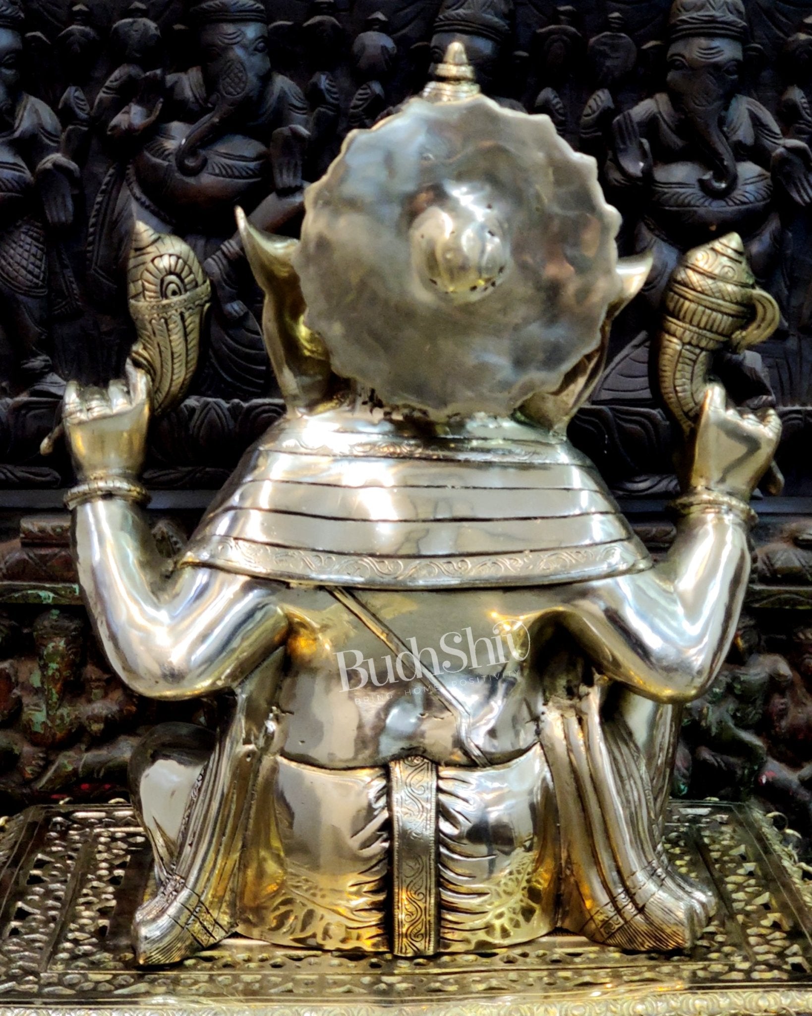 Ganesha Brass Statue 20" - Budhshiv.com
