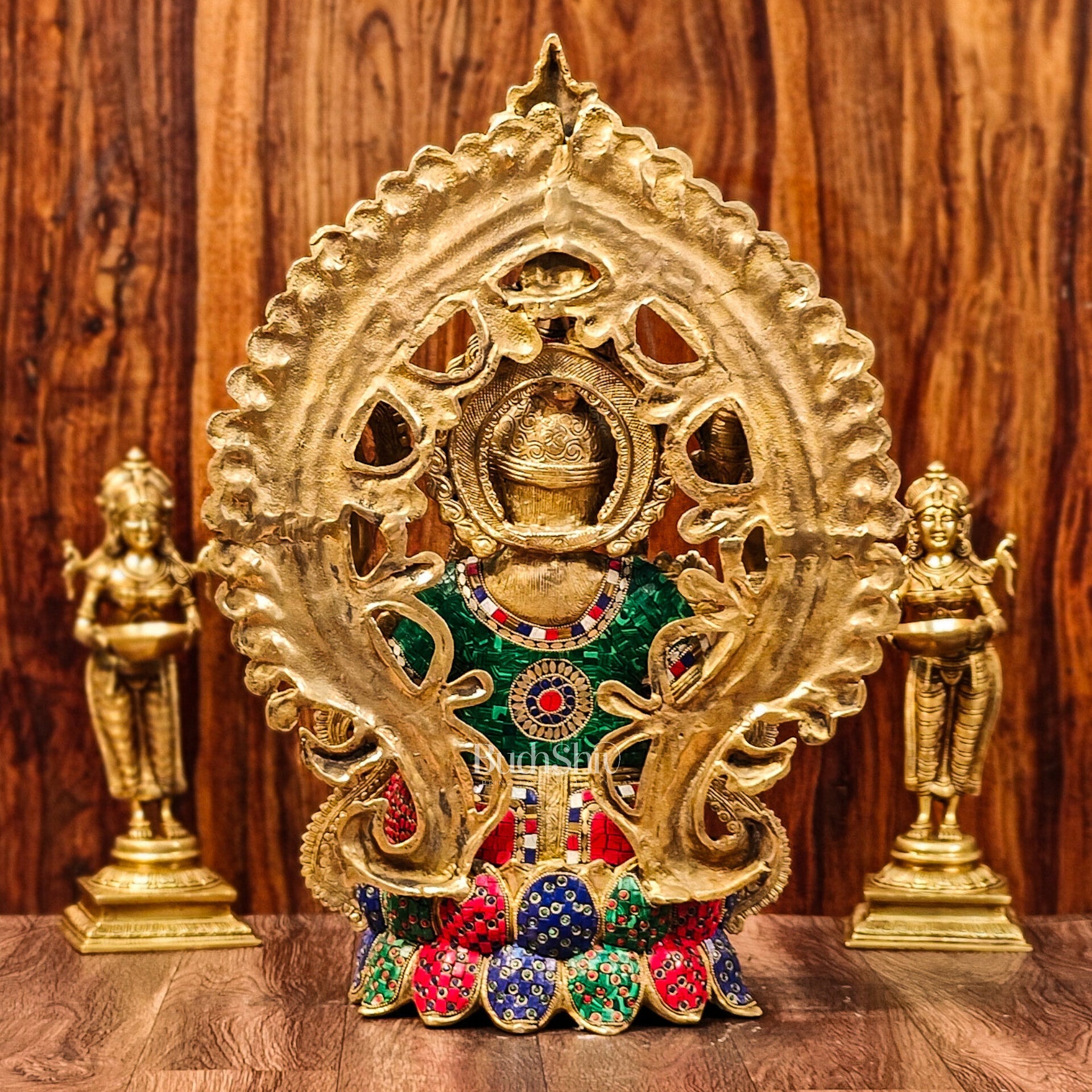 Ganesha brass statue 26" - Budhshiv.com