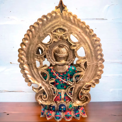 Ganesha brass statue 26" - Budhshiv.com