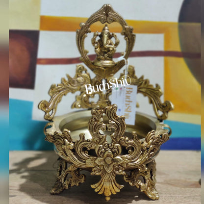 Ganesha Brass Urli - Budhshiv.com