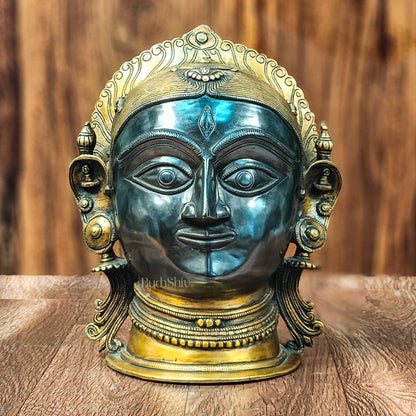 Goddess Parvati/Gauri Mata Head Statue - 12 inches - Budhshiv.com