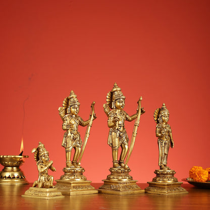 Handcrafted Brass Ram Darbar Idols 11 inch - Budhshiv.com