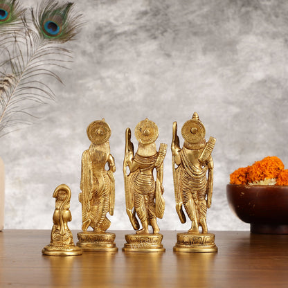 Handcrafted Brass Ram Darbar Idols 7 inch - Budhshiv.com