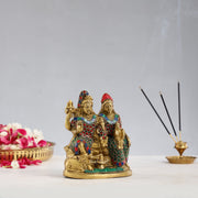 Handcrafted Brass Shiva Parivar Statue - Budhshiv.com