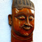 Handcrafted Pure Brass Kaal Bhairava Wall Hanging - 13.5" - Budhshiv.com