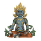 Handpainted Brass Kuber Idol | 10" - Budhshiv.com