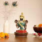 Handpainted Brass White Tara Idol | 8.5" - Budhshiv.com