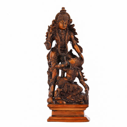 Pure Brass Kamadev and Rati Idol - 13 inch - Budhshiv.com