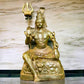 Pure Brass Large Lord Shiva Statue - 57" - Budhshiv.com
