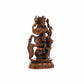 Pure Brass Lord Vishnu Seated on Garuda Statue - 8" - Budhshiv.com