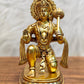 Pure Brass Powerful Lord Hanuman Statue 12 inch - Budhshiv.com