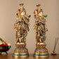 Pure Brass Radha Krishna Statue - 21 inch - Budhshiv.com