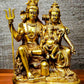Pure Brass Shiva Parivar Statue - Budhshiv.com