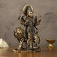 Pure Brass Standing Durga Ma Idol - 6 Inch - Budhshiv.com