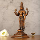 Pure Brass Superfine Lord Vishnu Standing Statue - 12" - Budhshiv.com