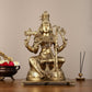 Pure Bronze Panchaloha Rajrajeshwari Lalitha Devi Statue - 16.5" - Budhshiv.com