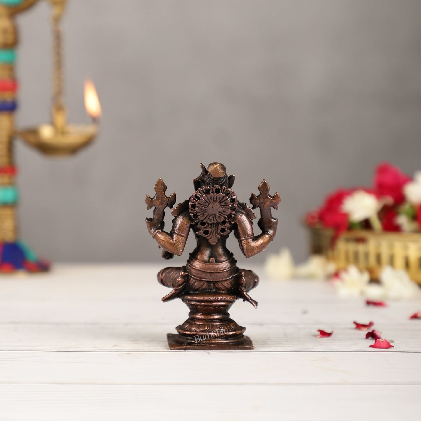 Pure Copper Varahi Amman Idol | Height 3.5 inch | BudhShiv Brass Handicrafts - Budhshiv.com