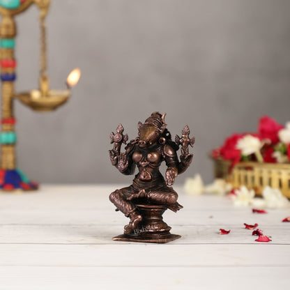 Pure Copper Varahi Amman Idol | Height 3.5 inch | BudhShiv Brass Handicrafts - Budhshiv.com