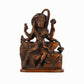 Pure Superfine Brass Shiva and Parvati Ananda Murti - 11" - Budhshiv.com