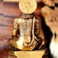 Sacred Pure Brass Blessing Hanuman Idol - 14" - Budhshiv.com