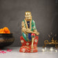 Superfine 10.5-Inch Brass Shirdi Sai Baba Idol with Stonework - Budhshiv.com