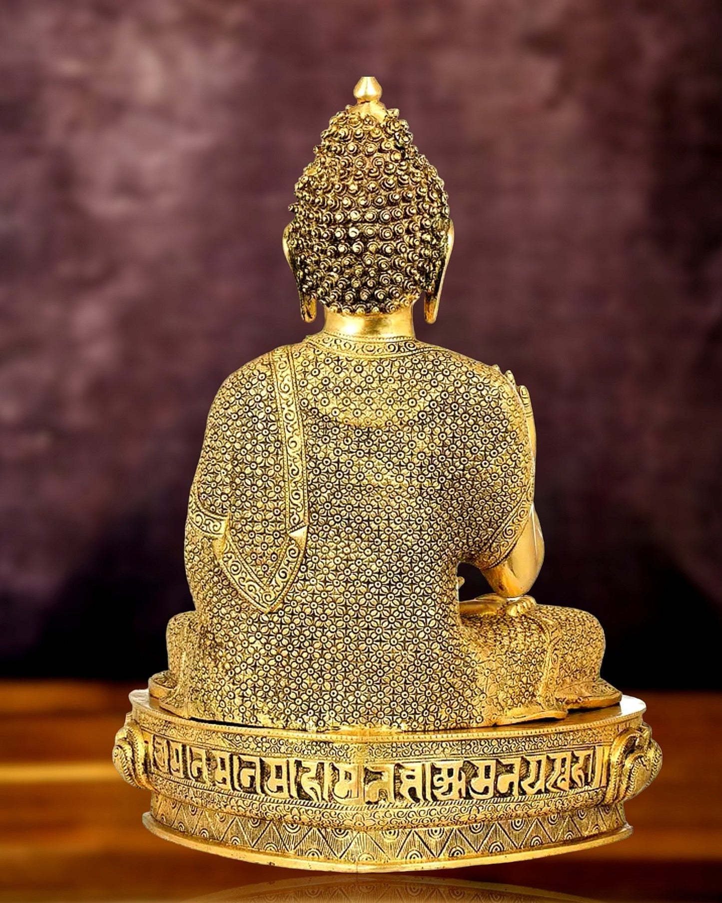 Superfine Brass Buddha Statue - 23 inch - Budhshiv.com