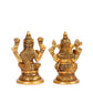 Superfine Brass Ganesha and Lakshmi Idols for Home Temples - Budhshiv.com
