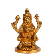 Superfine Brass Ganesha, Lakshmi, Saraswati Idols 3.5 " - Budhshiv.com