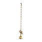 Superfine Brass Hanging Peacock Temple Bell - 7.5 Inch with 20-Inch Chain - Budhshiv.com