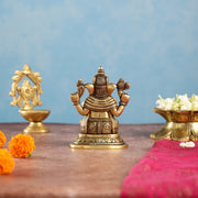 Superfine Brass Lord Ganesha Idol | Height 5 inch - Budhshiv.com