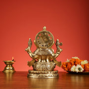 Superfine Brass Lord Ganesha Statue - 12.5 Inch - Budhshiv.com